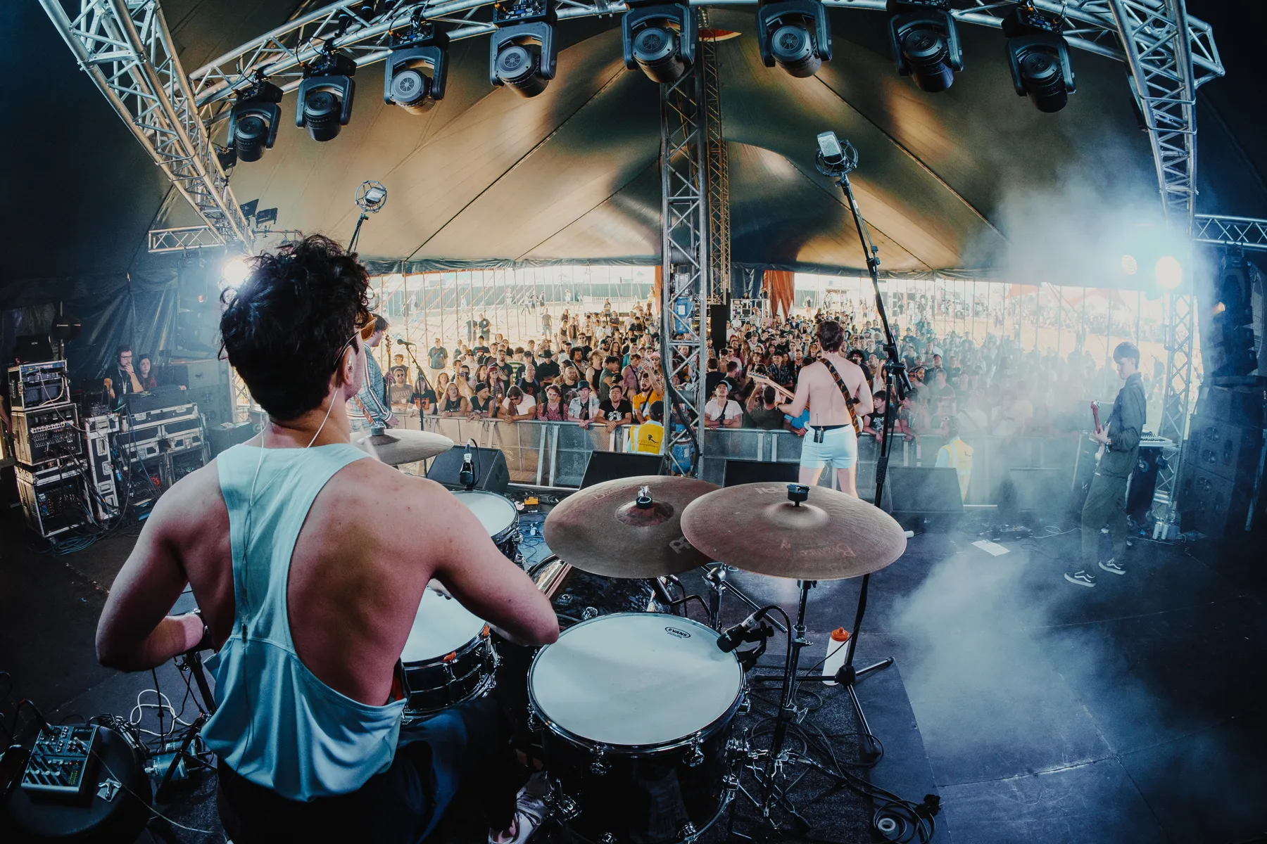drums on stage