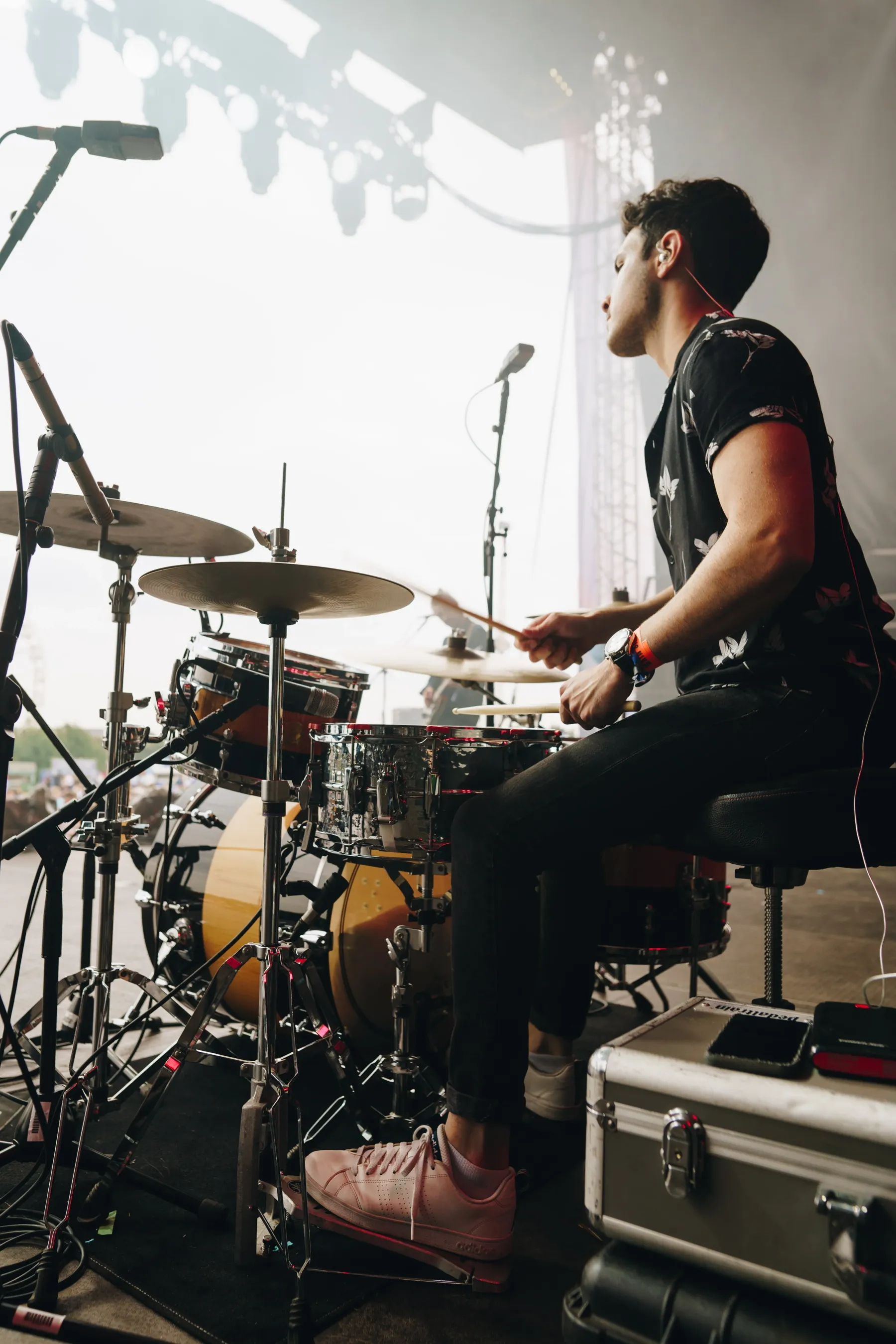 drums on stage